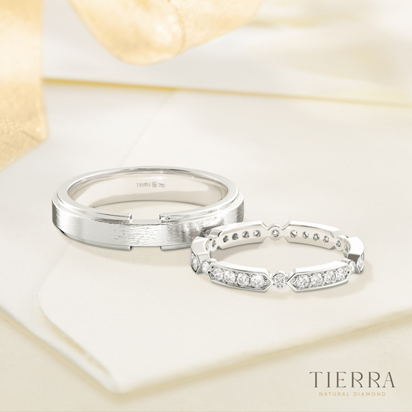 Nhẫn cưới cặp không nhất thiết phải có hai chiếc giống nhau